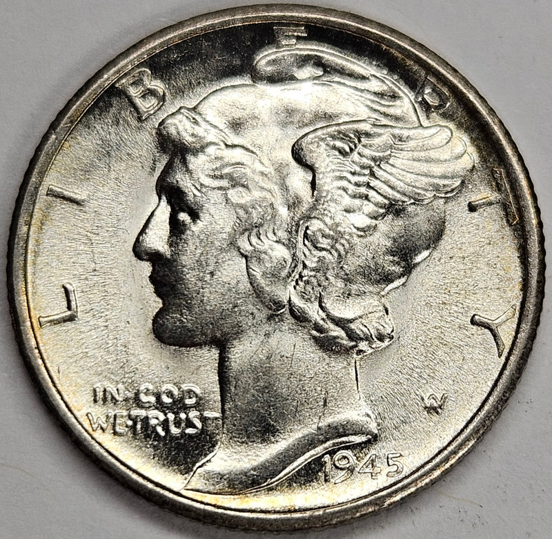 1945-S Mercury Dime . . . . Gem Brilliant Uncirculated