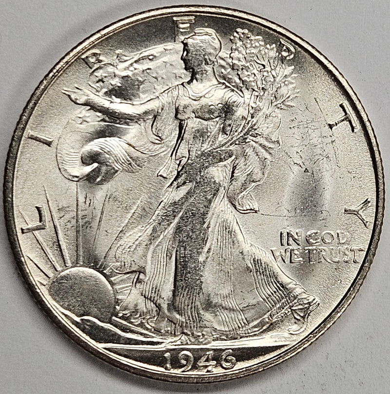 1946-S Walking Liberty Half . . . . Choice Brilliant Uncirculated