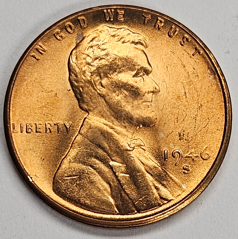 1946-S Lincoln Cent Brilliant Uncirculated