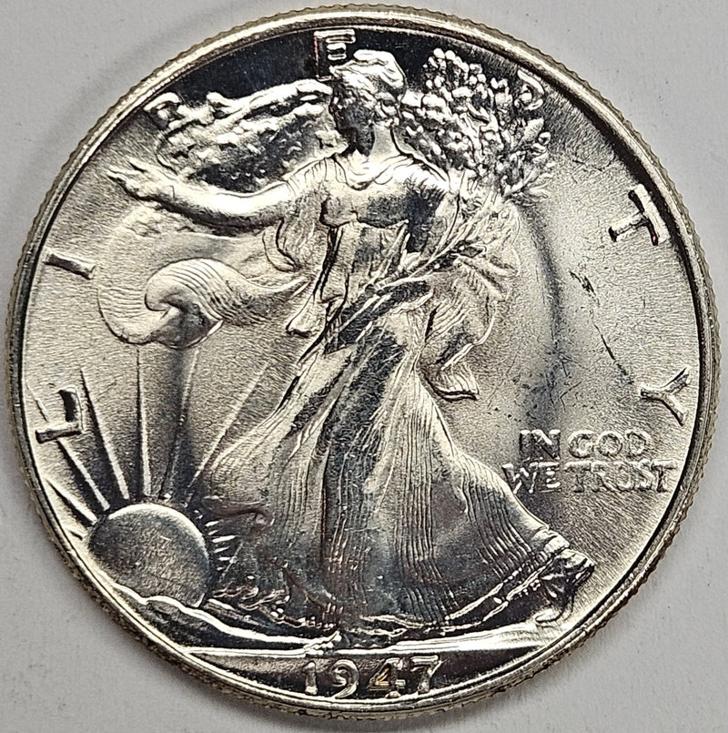 1947 Walking Liberty Half . . . . Gem BU+