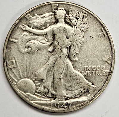 1947-D Walking Liberty Half Very Good