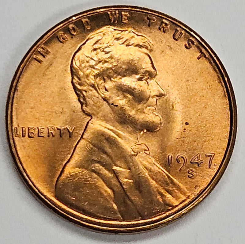 1947-S Lincoln Cent . . . . Brilliant Uncirculated