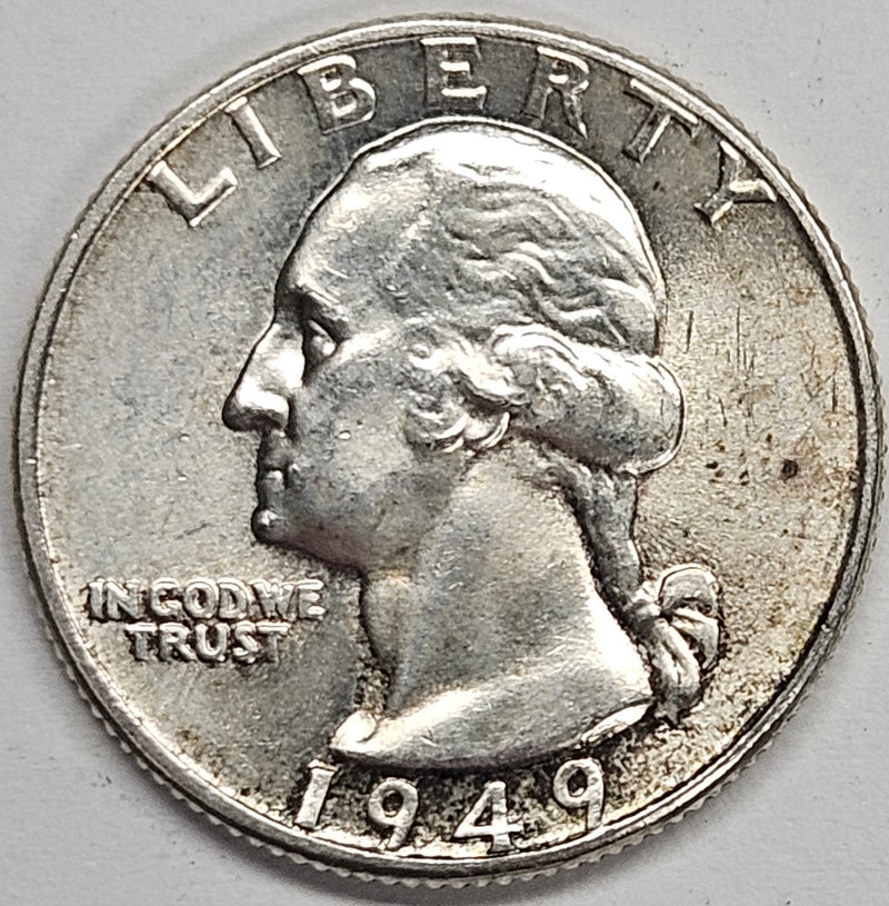 1949 Washington Quarter . . . . Choice Brilliant Uncirculated