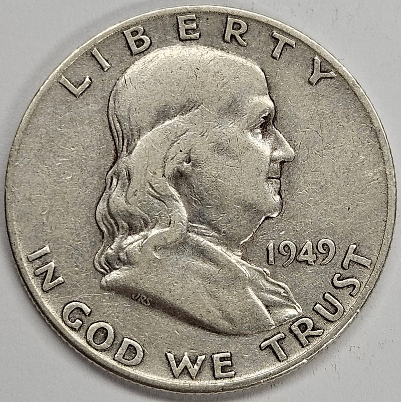 1949-D Franklin Half Very Good