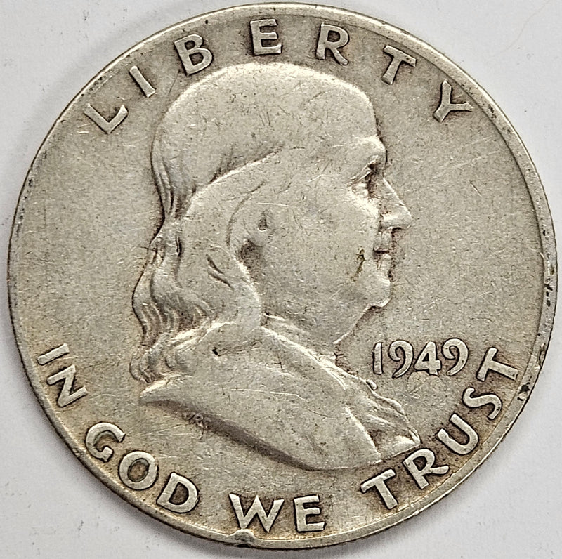 1949-S Franklin Half Very Good