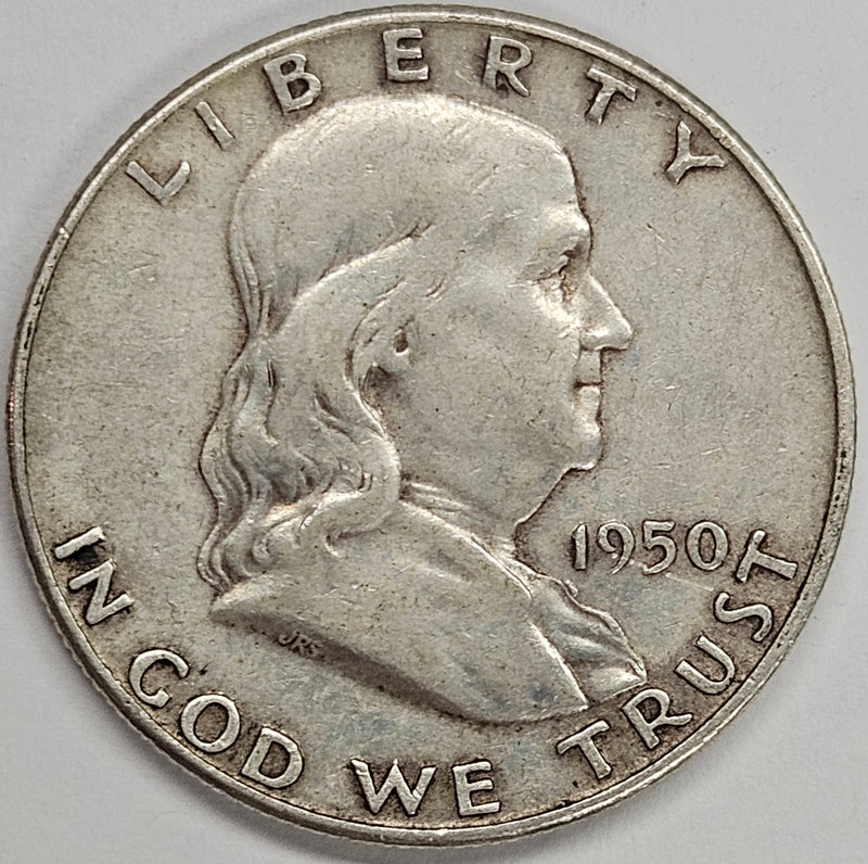 1950 Franklin Half Very Good