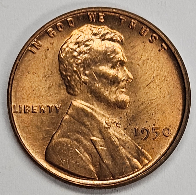 1950 Lincoln Cent Brilliant Uncirculated