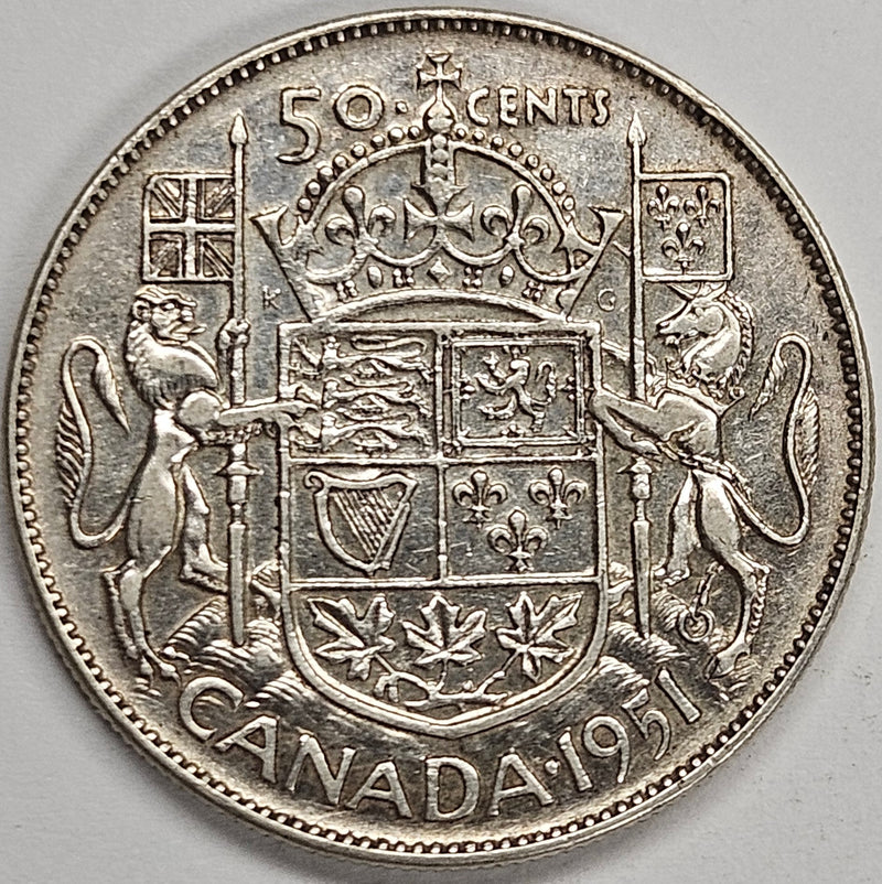 1951 Canadian Half . . . . Extremely Fine