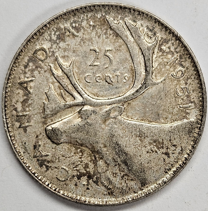 1951 Canadian Quarter . . . . Extremely Fine