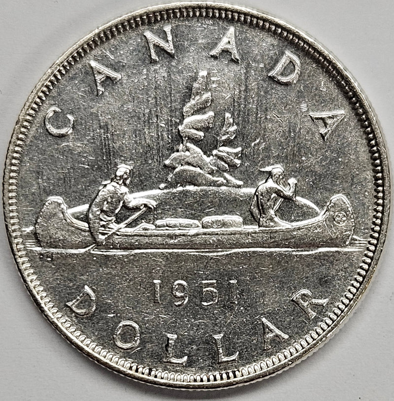 1951 Canadian Silver Dollar . . . . Choice Brilliant Uncirculated