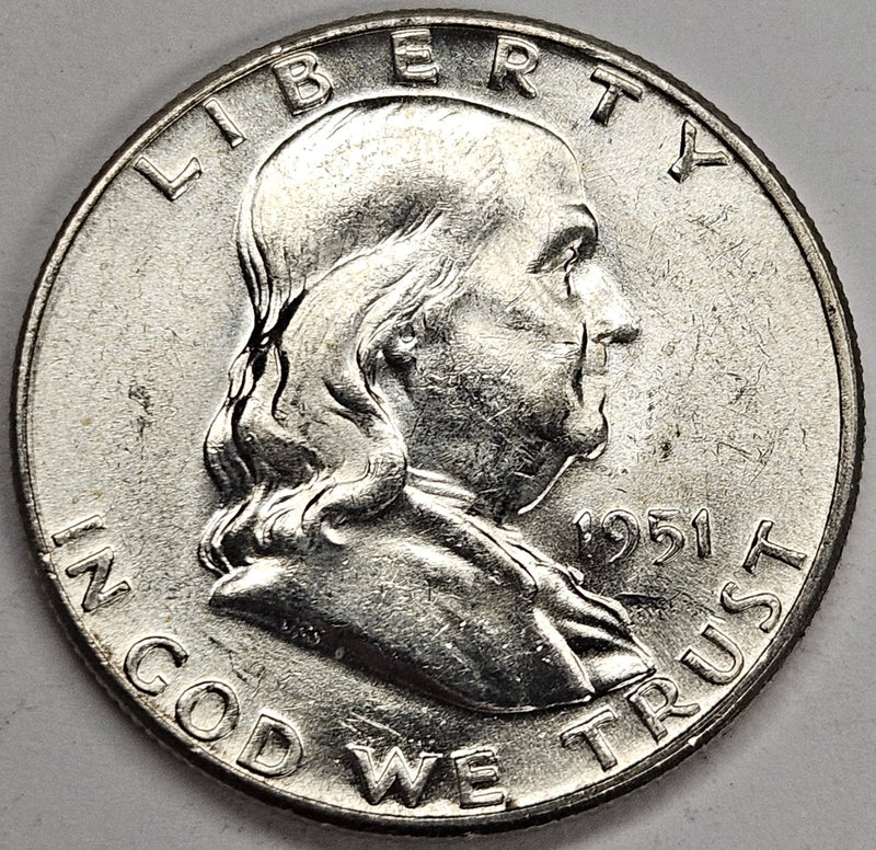 1951 Franklin Half . . . . Brilliant Uncirculated