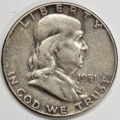 1951 Franklin Half Very Good