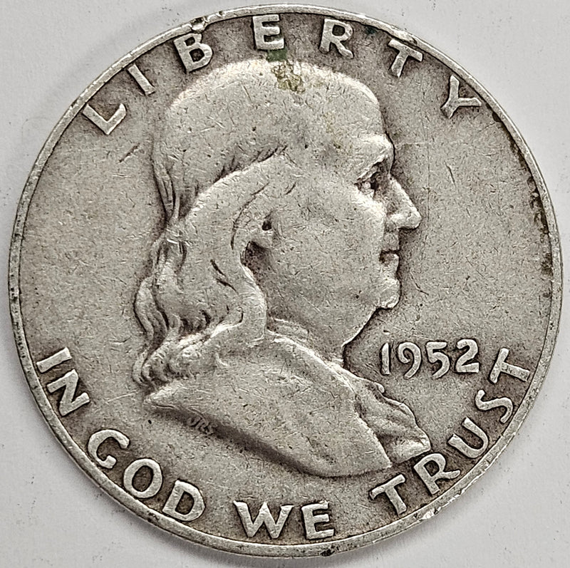 1952-D Franklin Half Very Good