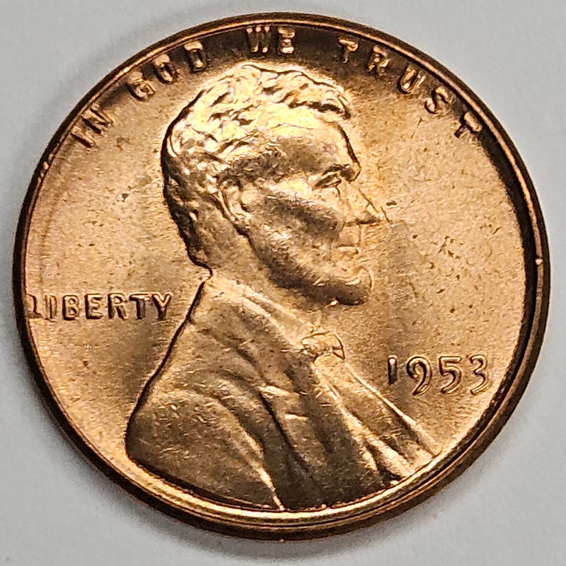 1953 Lincoln Cent . . . . Brilliant Uncirculated