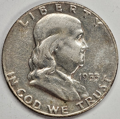 1953-S Franklin Half Very Good