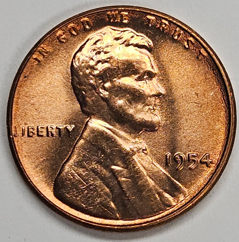 1954 Lincoln Cent . . . . Brilliant Uncirculated