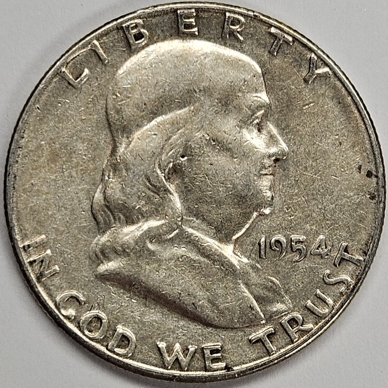 1954-S Franklin Half Very Good