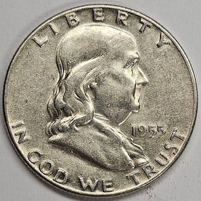 1955 Franklin Half Very Good