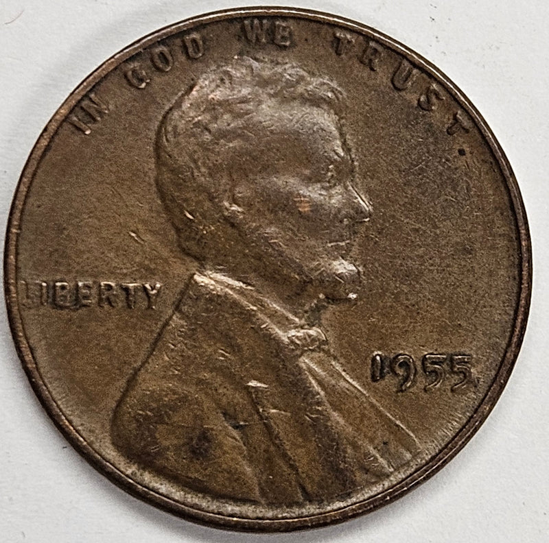 1955 Poor Man Lincoln Cent . . . . Choice Uncirculated Brown