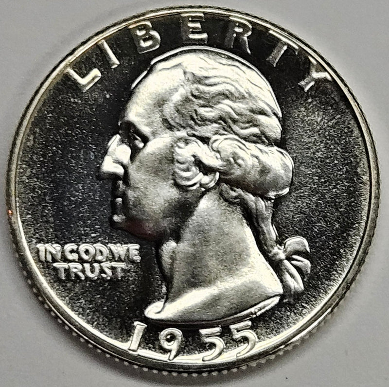 1955 Washington Quarter . . . . Superb Brilliant Proof Cameo