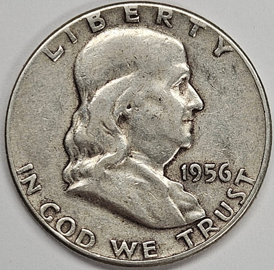 1956 Franklin Half Very Good