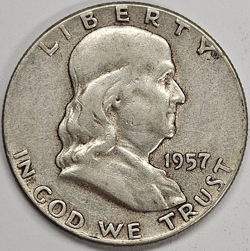 1957 Franklin Half Very Good