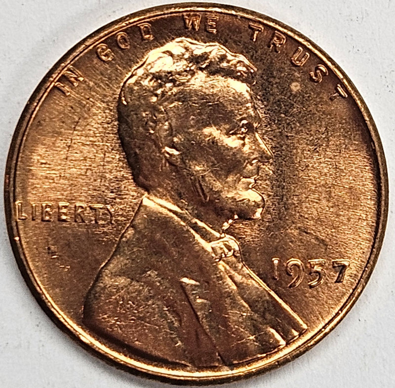 1957 Lincoln Cent . . . . Brilliant Uncirculated