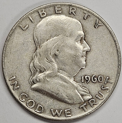 1960-D Franklin Half Very Good