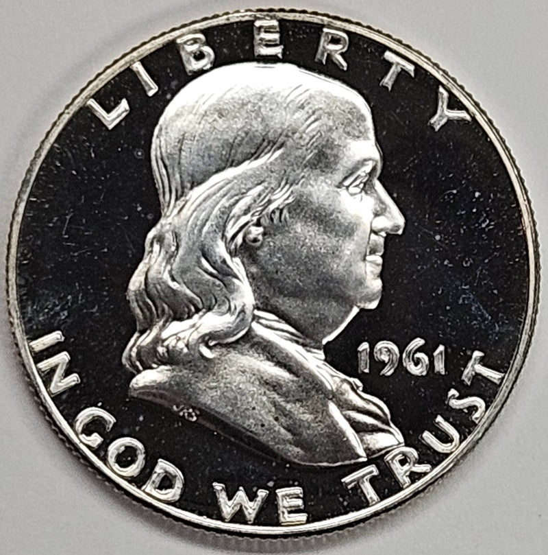 1961 Franklin Half . . . . Superb Proof cleaned