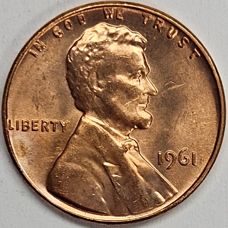 1961 Lincoln Cent . . . . Brilliant Uncirculated