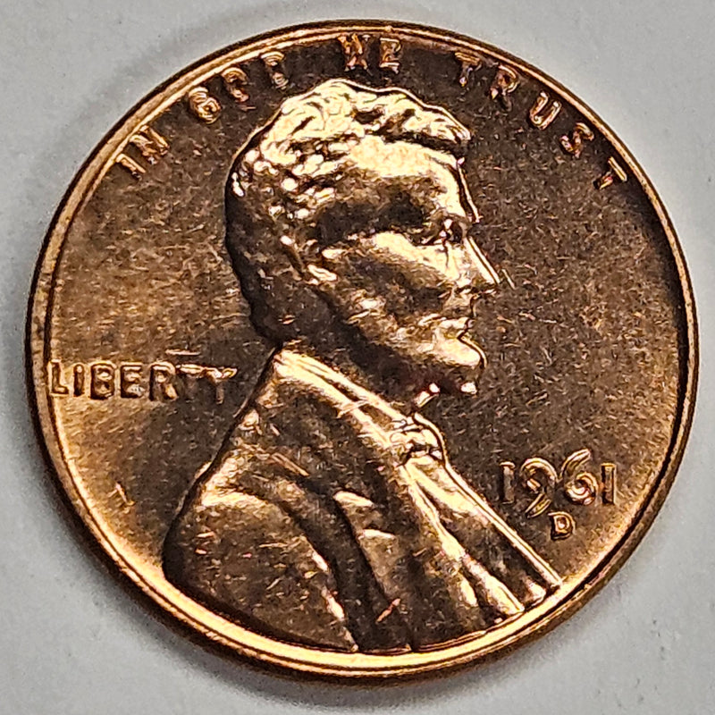 1961-D Lincoln Cent . . . . Brilliant Uncirculated