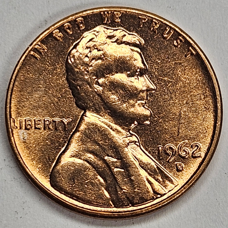 1962-D Lincoln Cent . . . . Brilliant Uncirculated