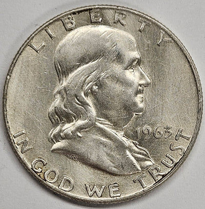 1963-D Franklin Half Very Good