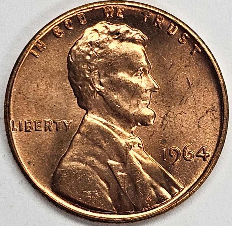 1964 Lincoln Cent . . . . Brilliant Uncirculated