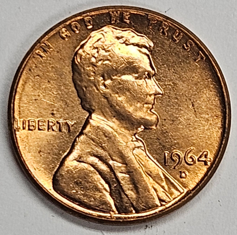 1964-D Lincoln Cent . . . . Brilliant Uncirculated