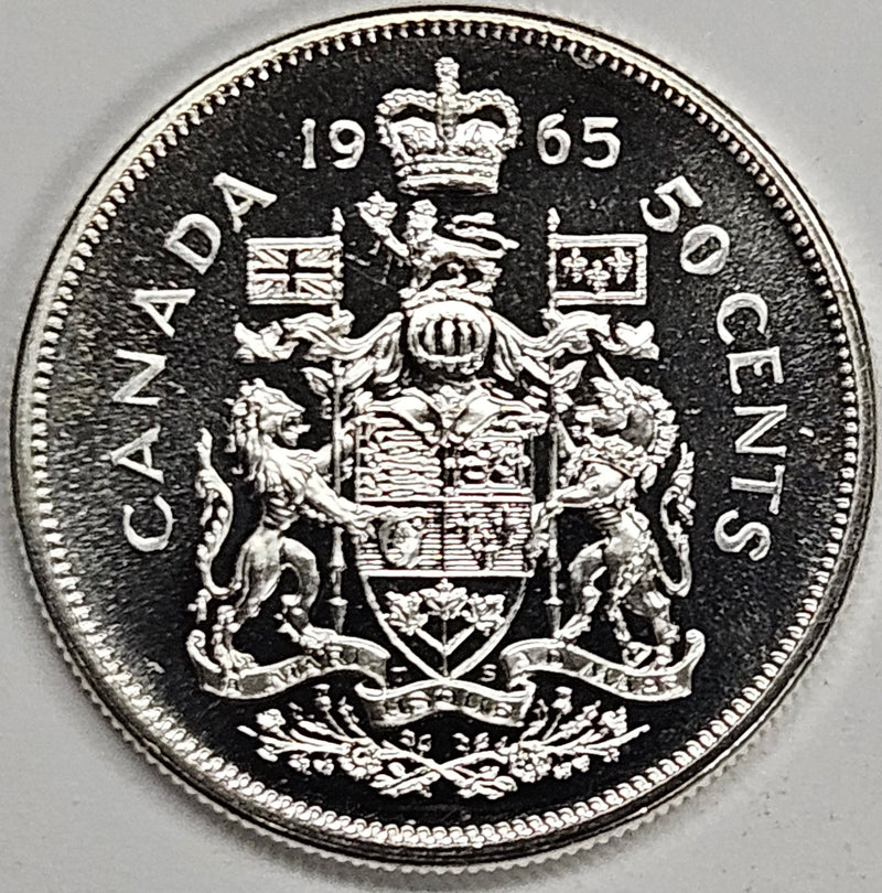 1965 Canadian Half . . . . Gem Brilliant Uncirculated