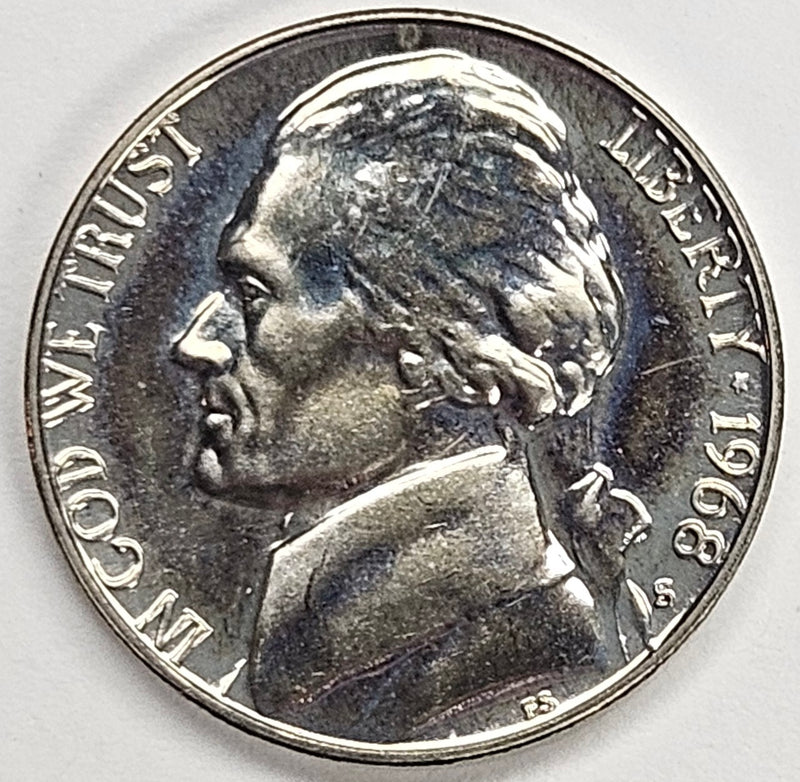 1968-S Jefferson Nickel . . . . Gem Brilliant Proof