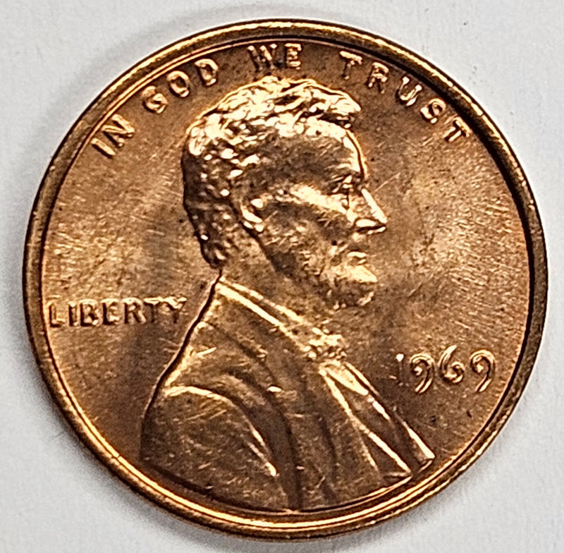 1969 Lincoln Cent . . . . Brilliant Uncirculated