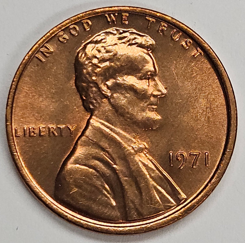 1971 Lincoln Cent . . . . Brilliant Uncirculated