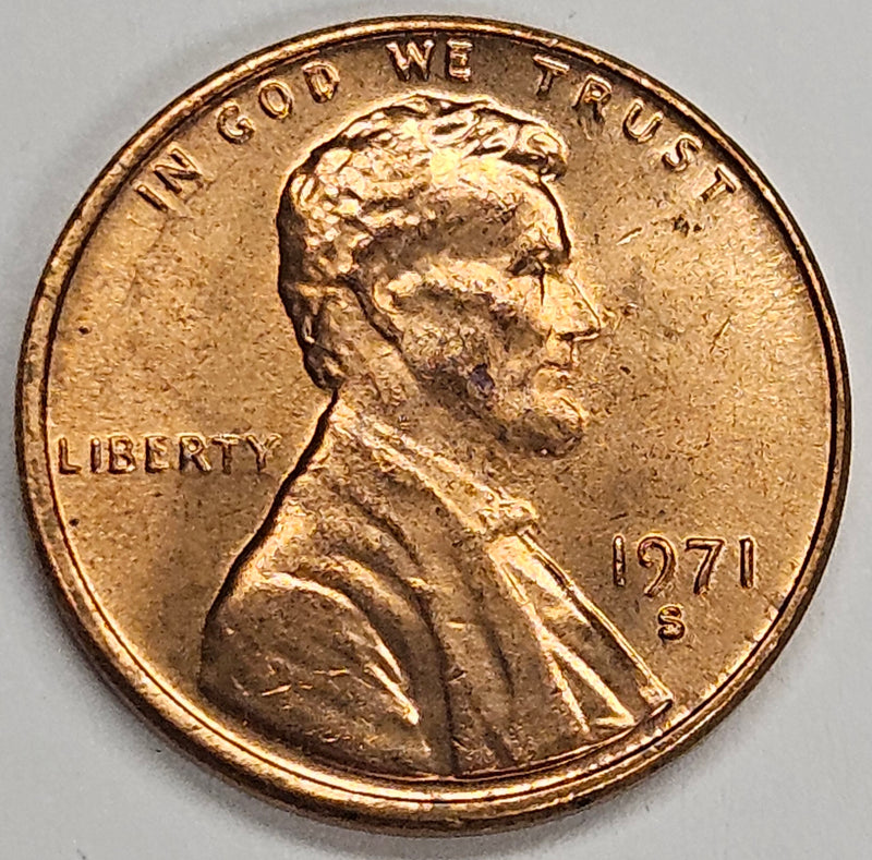 1971-S Lincoln Cent . . . . Brilliant Uncirculated