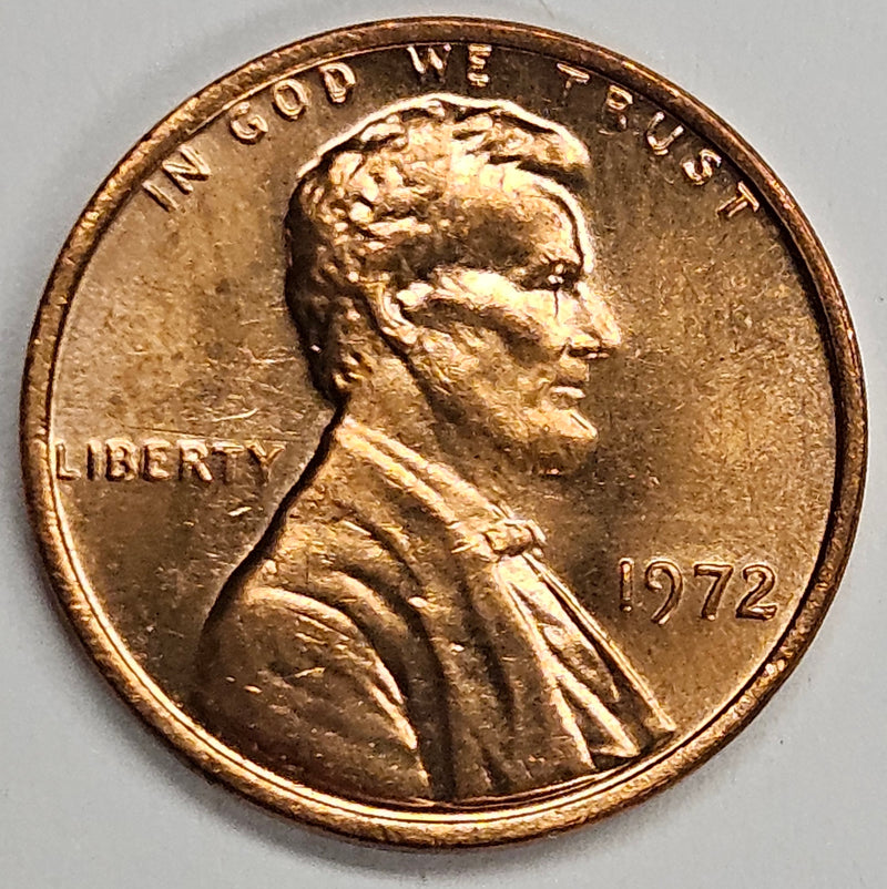 1972 Lincoln Cent . . . . Brilliant Uncirculated