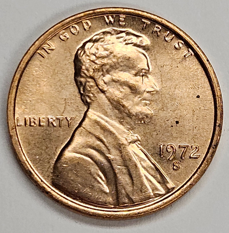 1972-S Lincoln Cent . . . . Brilliant Uncirculated