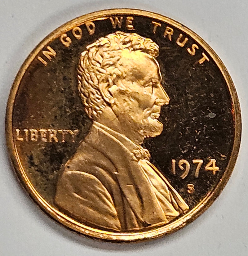 1974-S Lincoln Cent Gem Brilliant Proof