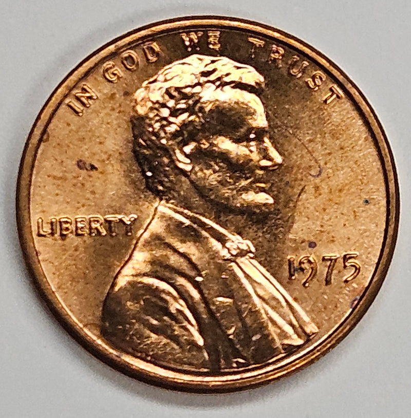 1975 Lincoln Cent . . . . Brilliant Uncirculated