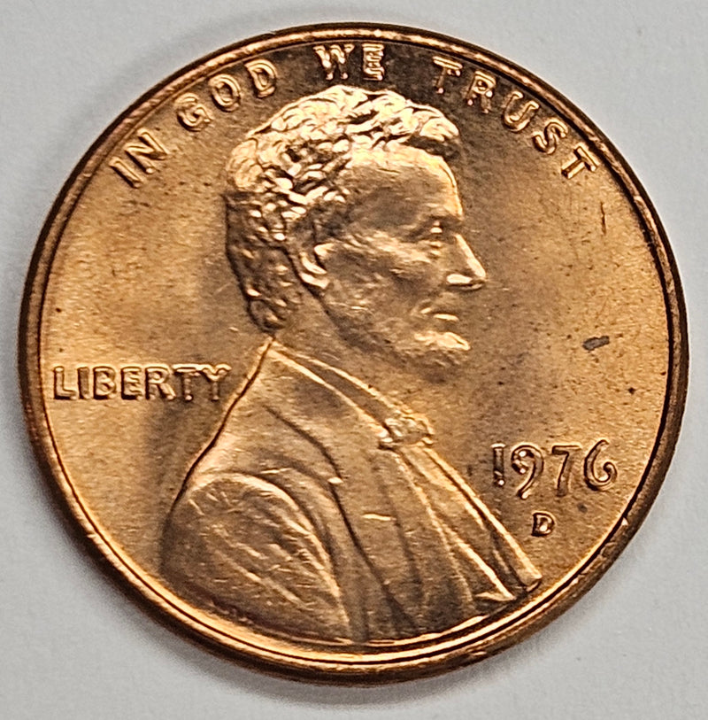 1976-D Lincoln Cent Brilliant Uncirculated