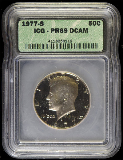 1977-S Kennedy Half ICG PR-69 DCAM