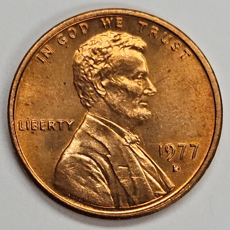 1977-D Lincoln Cent . . . . Brilliant Uncirculated