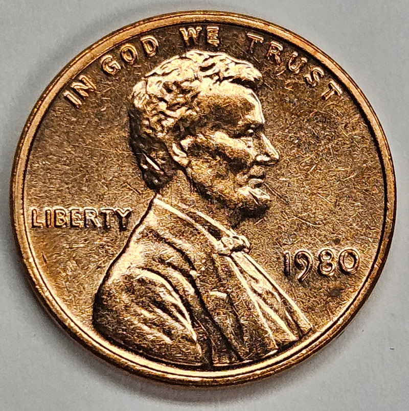 1980-D Lincoln Cent . . . . Brilliant Uncirculated