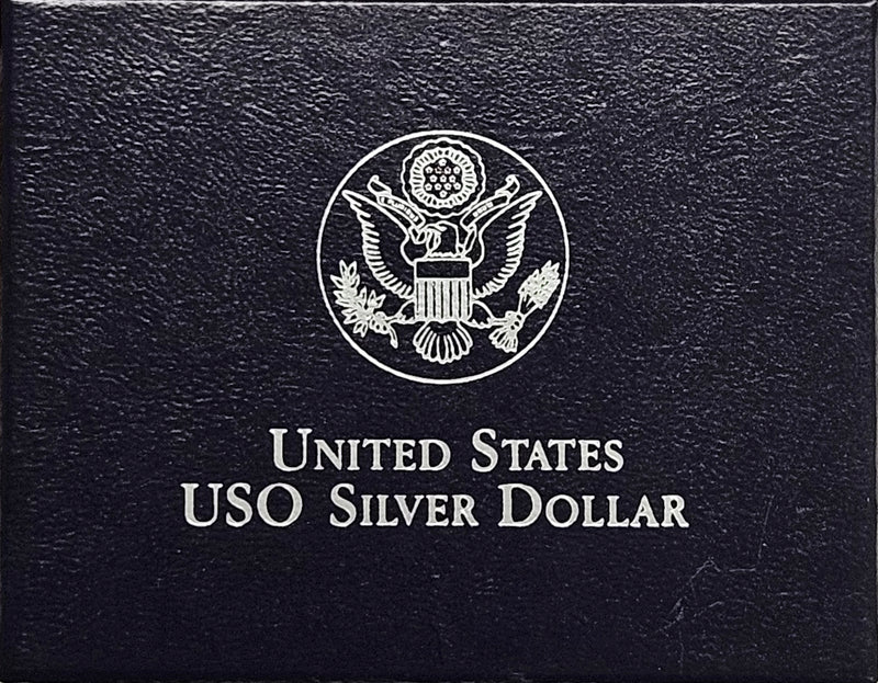 1991-D U.S.O. Silver Dollar . . . . Gem BU in original U.S. Mint Box