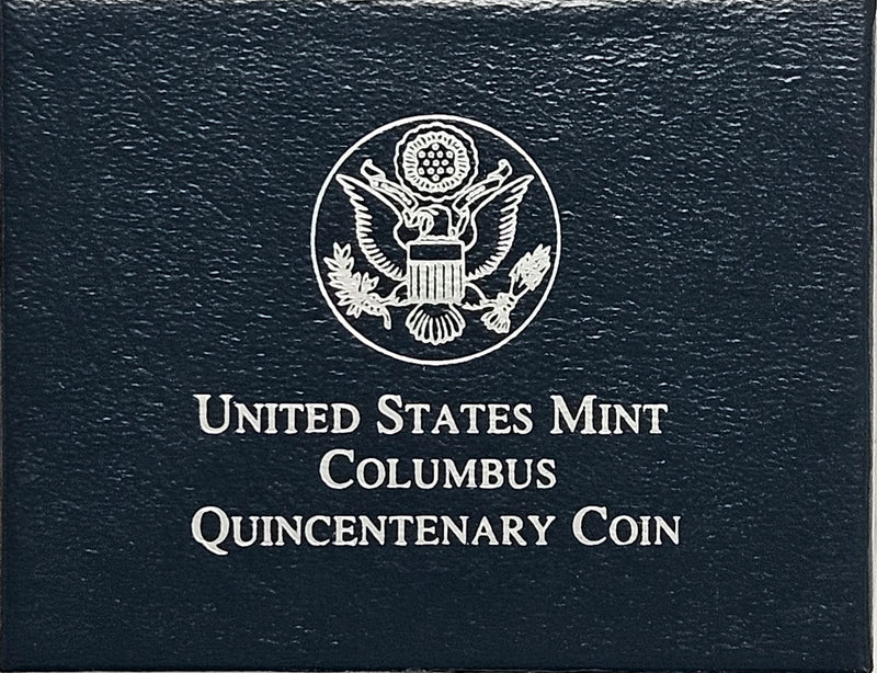 1992-D Columbus Quincentenary Silver Dollar . . . . Gem BU in original U.S. Mint Capsule